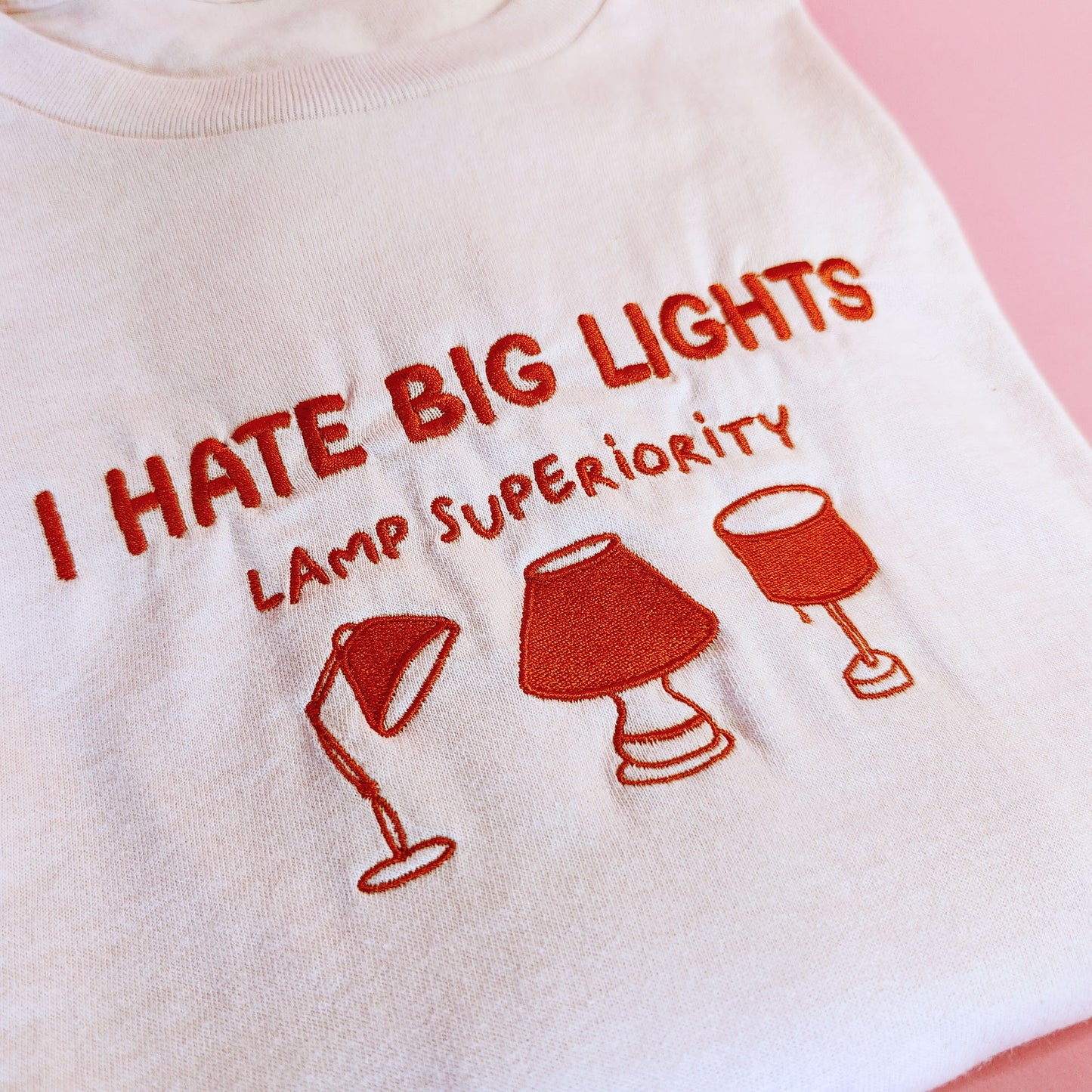 Lamp Superiority Embroidered Tee