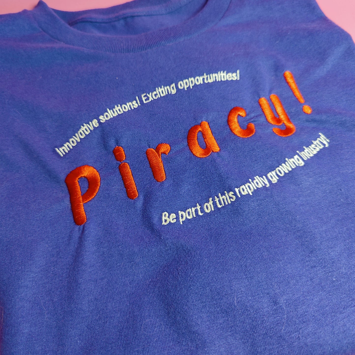 Piracy Embroidered Tee