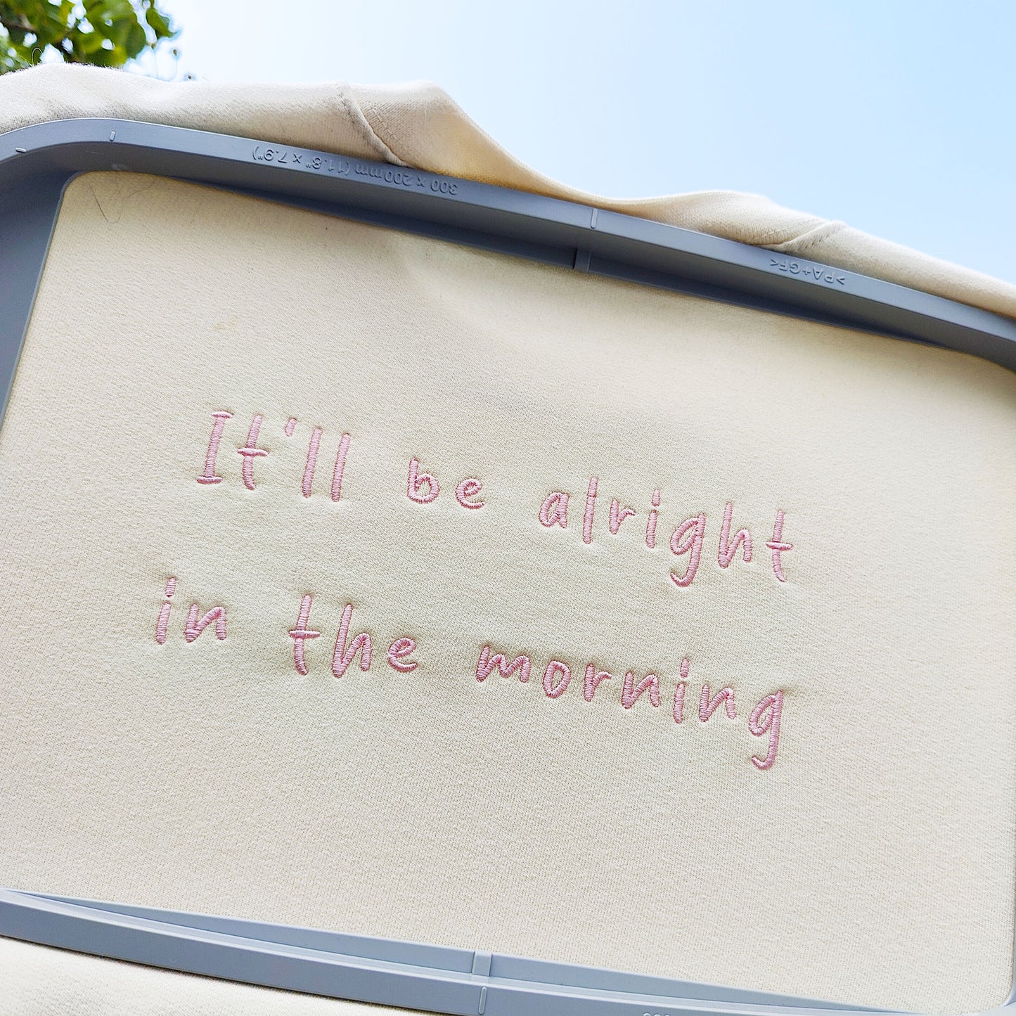 Alright In The Morning Embroidered Tee