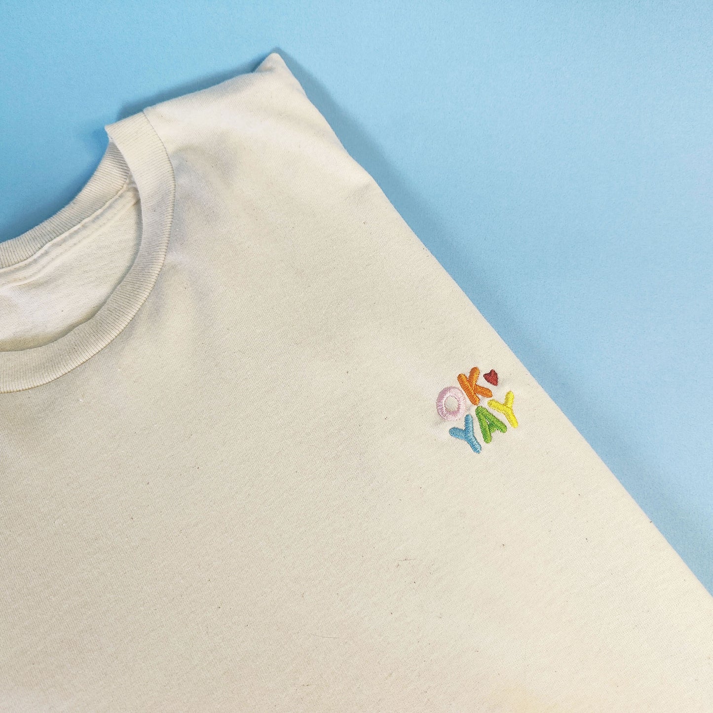 Ok Yay Logo Embroidered Tee