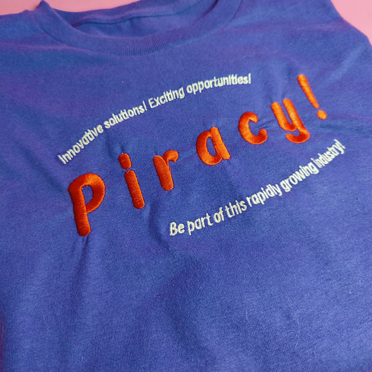 Piracy Embroidered Tee