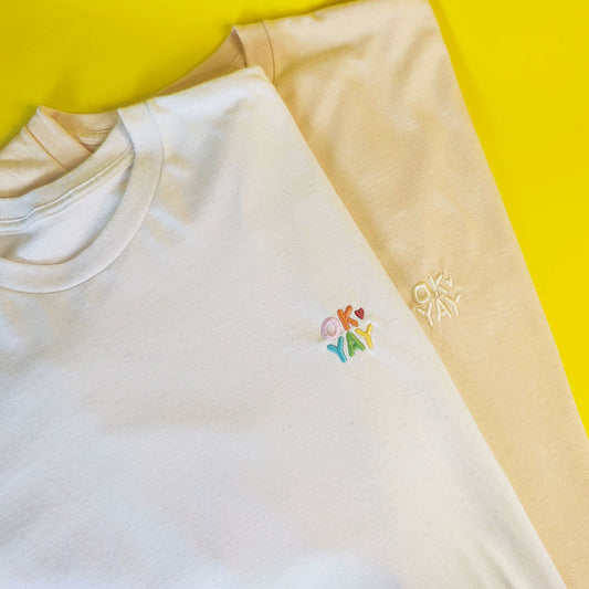 Ok Yay Logo Embroidered Tee