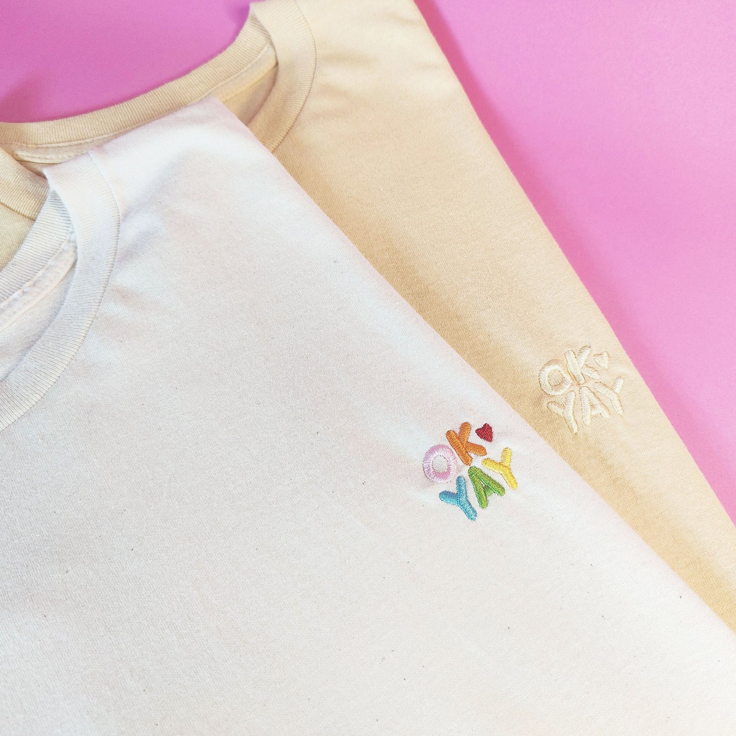 Ok Yay Logo Embroidered Tee